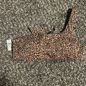 One shoulder aerie bikini top